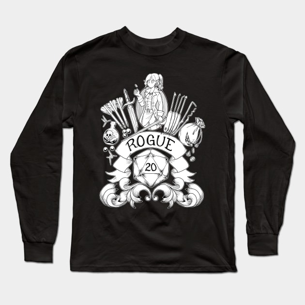 Rogue (Medb) Long Sleeve T-Shirt by BlueCorvidae